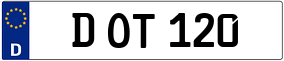Truck License Plate